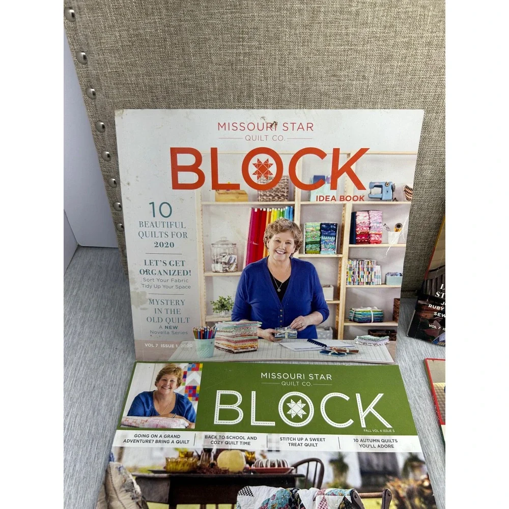 Missouri Star Quilt Co BLOCK Idea Book Magazine Bundle Lot of‎ 5 Issues Patterns